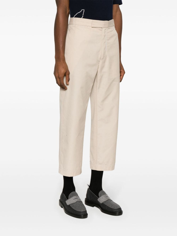 Typewriter Cloth straight trousers