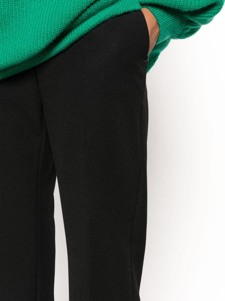 tailored straight-leg trousers