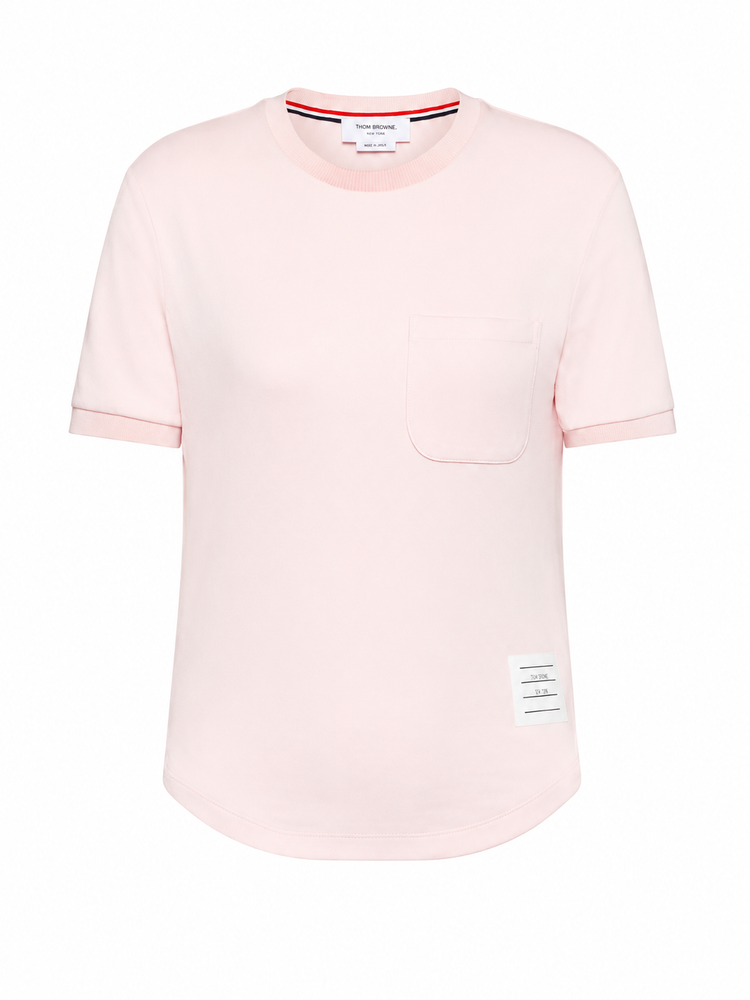 SHORT SLEEVE TEE IN COTTON MILANO
