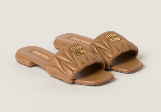 CIABATTE NAPPA MATELASSE'