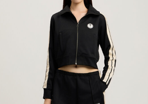 TREE LOGO CROPPED TRACK TOP