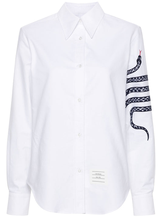 snake 4-Bar cotton shirt