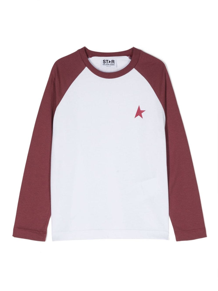 GOLDEN GOOSE KIDS star-print cotton T-shirt