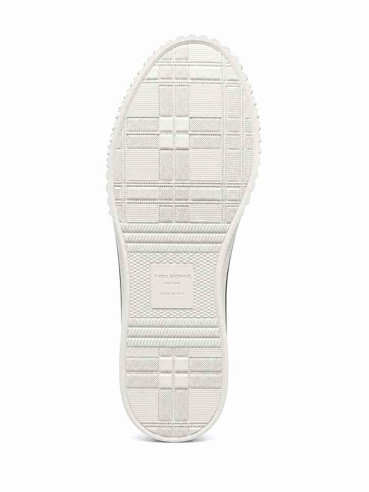 COLLEGIATE LOW TOP TRAINER W/ TARTAN TREAD SOLE IN ORGANIC CANVAS