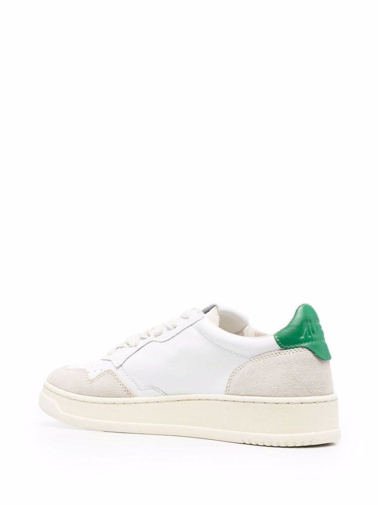 Medalist suede-panel sneakers