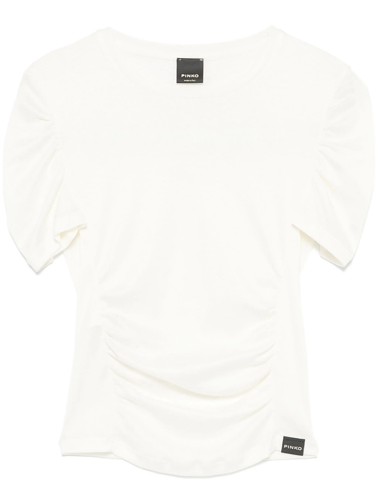 Martello ruched-detailing T-shirt