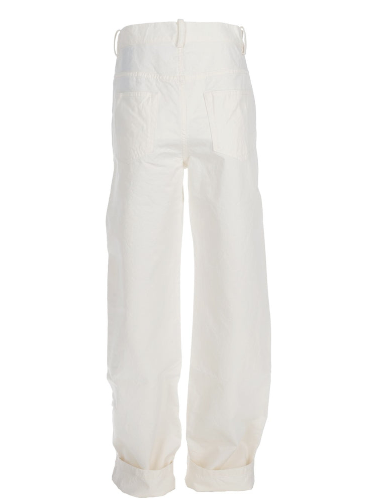 CLAIRE 5-POCKETS COMFORT TROUSERS NATURAL WASH COT