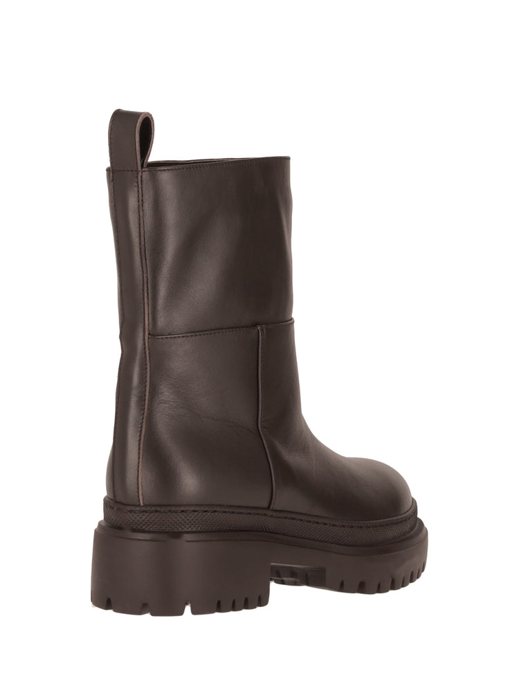 L'AUTRE CHOSE ankle leather boots