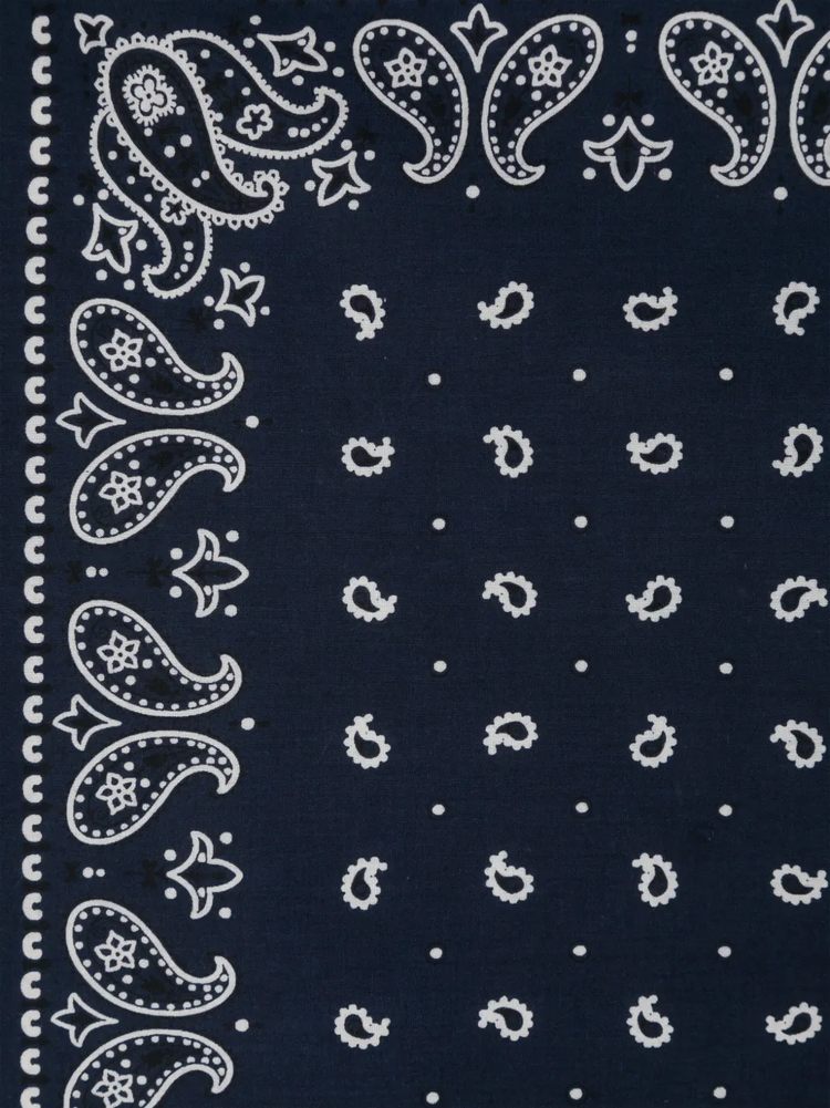 paisley-print bandana scarf