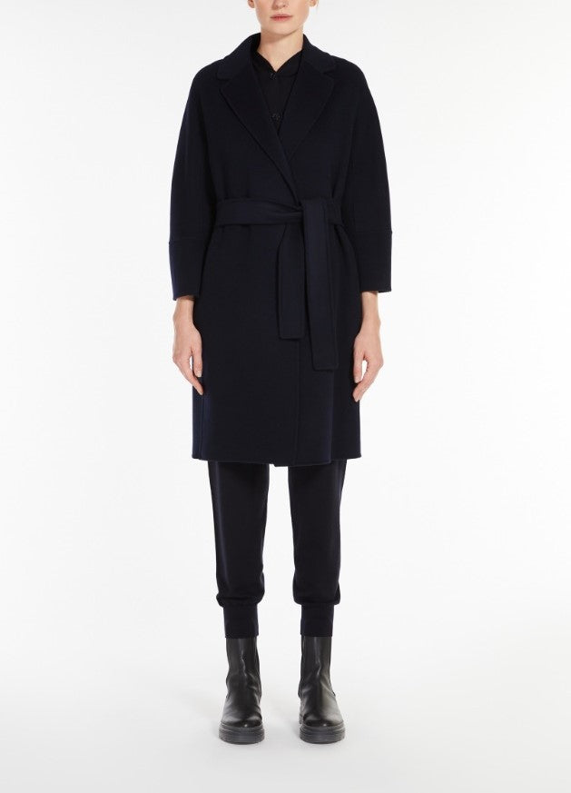 Arona double-faced short wool coat