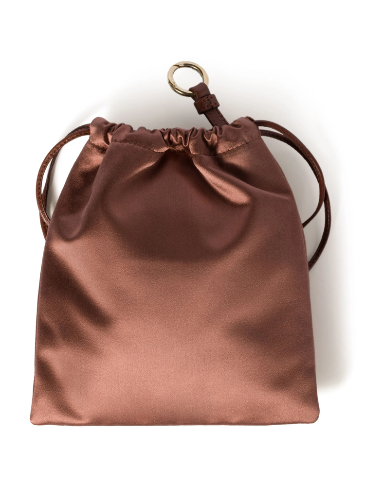 satin makeup bag