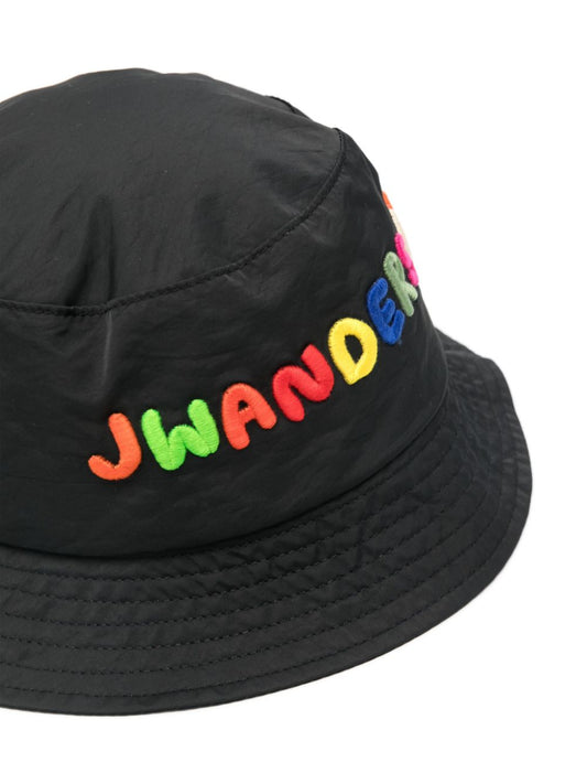 logo-embroidered bucket hat