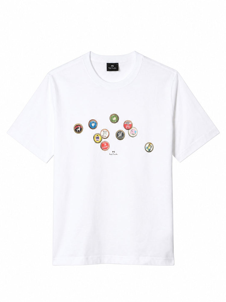 MENS REG FIT T-SHIRT BOTTLE TOPS