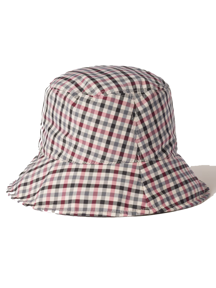 vichy hat with pouch