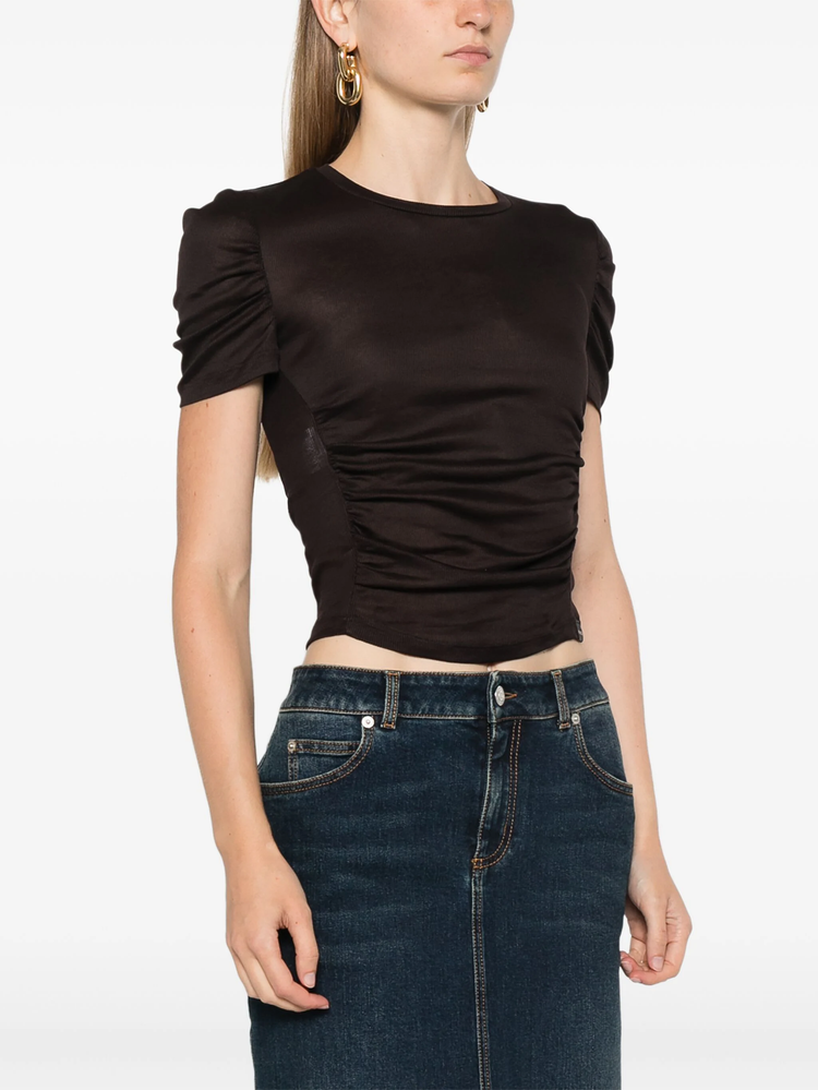 Martello ruched-detailing T-shirt