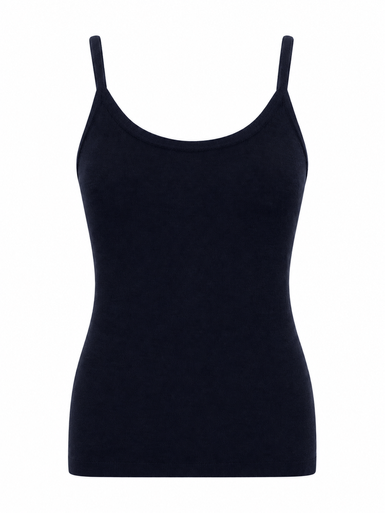 LA ROSE tank cash/silk RED