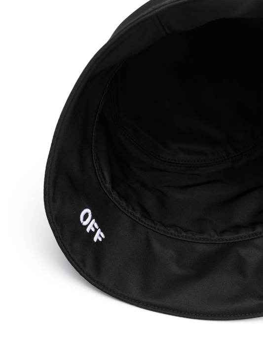 logo-embroidered bucket hat