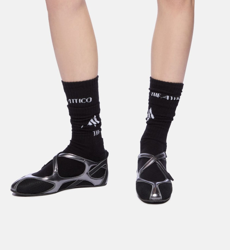 'Floor01' ballerina flat Multimateriali sintetici