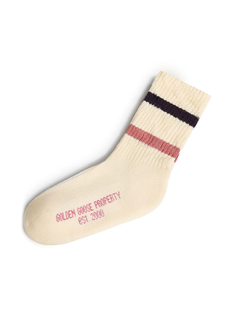 stripe-detail socks