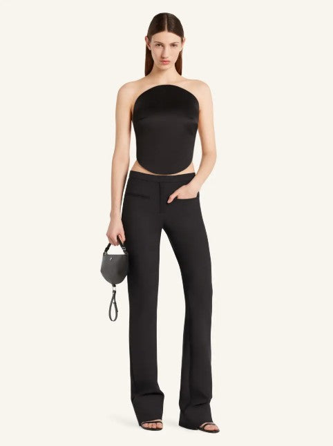 BODYSUIT ILLUSION CIRCLE SATIN