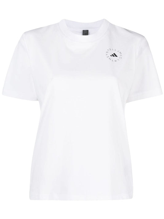 ADIDAS by STELLA McCARTNEY logo-print short-sleeved T-shirt