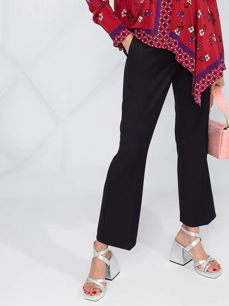 L'AUTRE CHOSE mid-rise cropped trousers