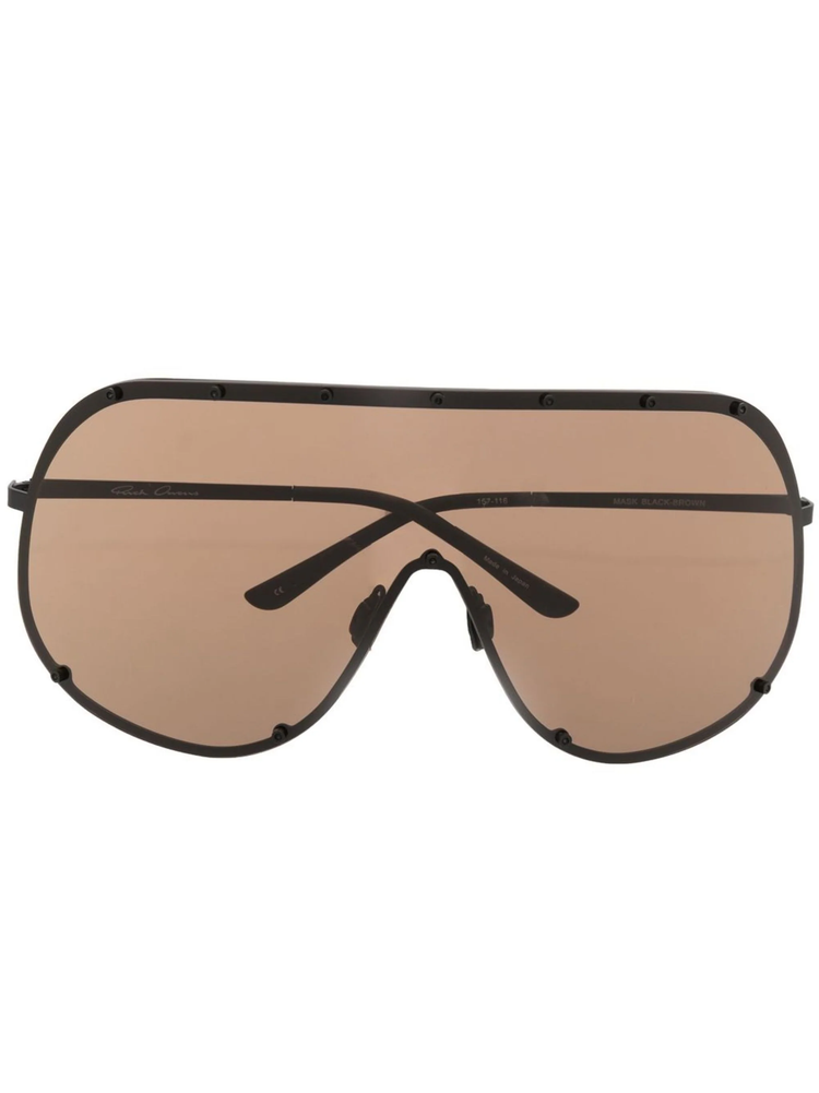 Shield oversized-frame sunglasses