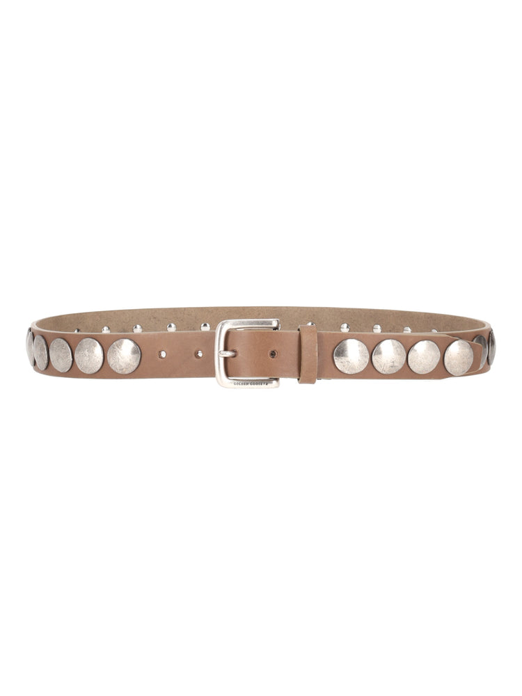 BELT TRINIDAD WASHED LEATHER STUDS