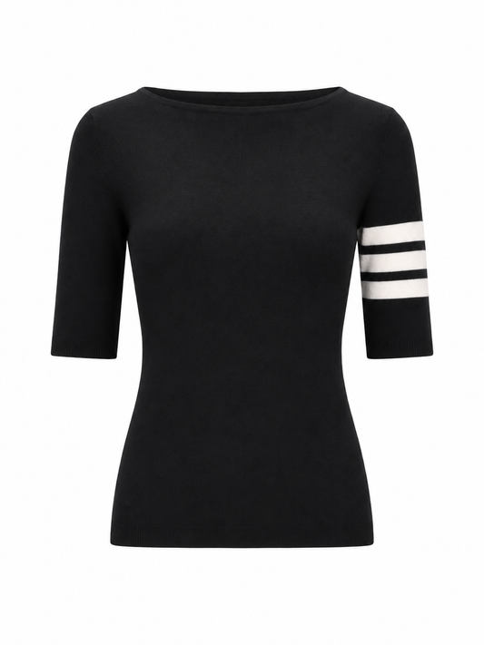 LA ROSE 3/4 merino wool knitwear