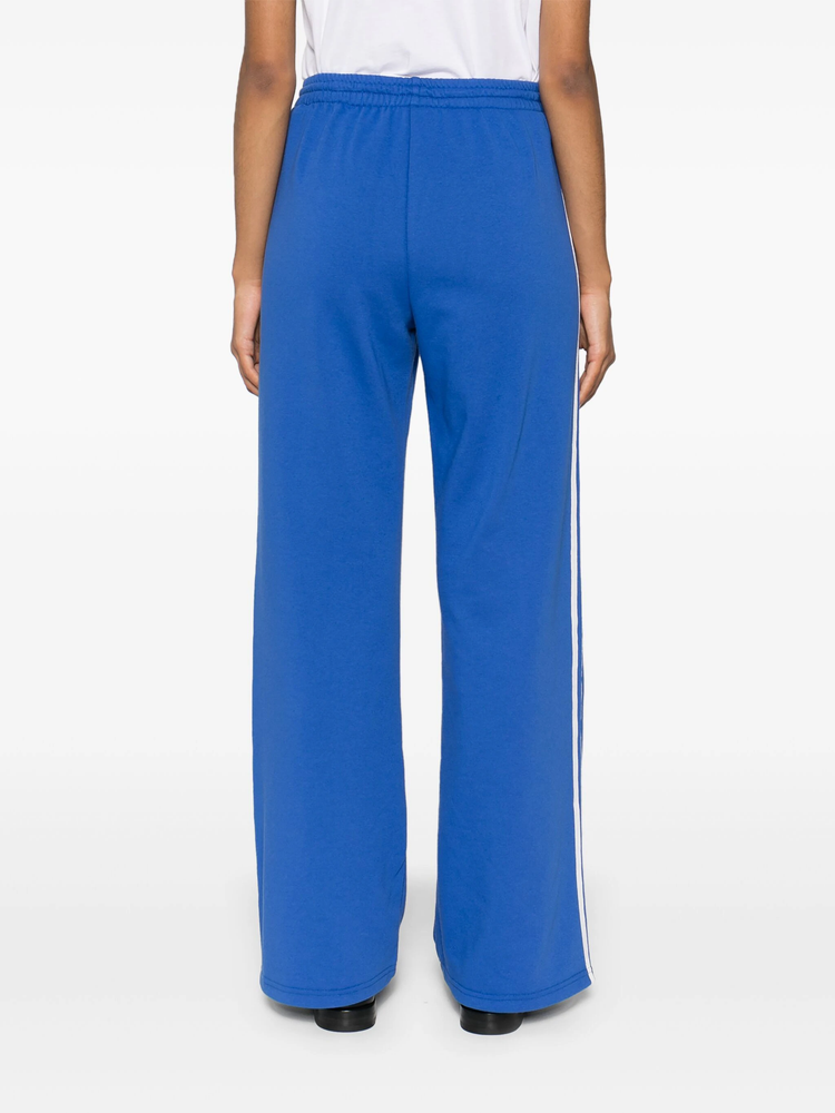 logo-embroidered straight trousers