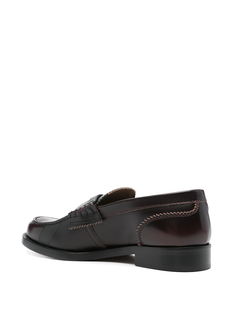 leather loafers