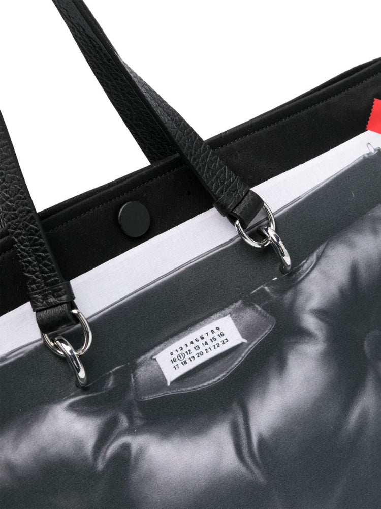 Glam Slam trompe loeil-print tote bag