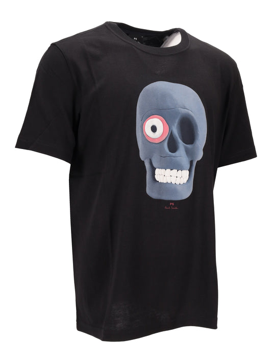 MENS REG FIT T SHIRT SKULL