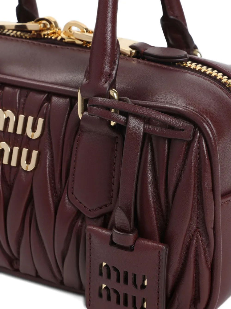 Arcadie matelassé nappa leather bag