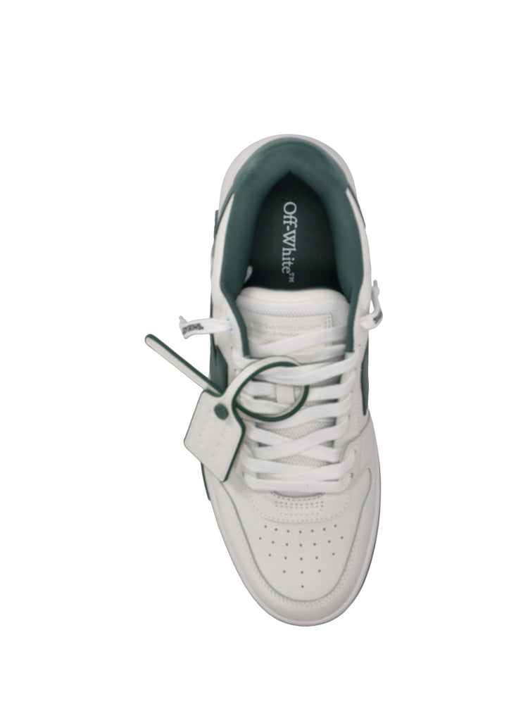 OUT OF OFFICE CALF LEATHER WHITE - GREEN