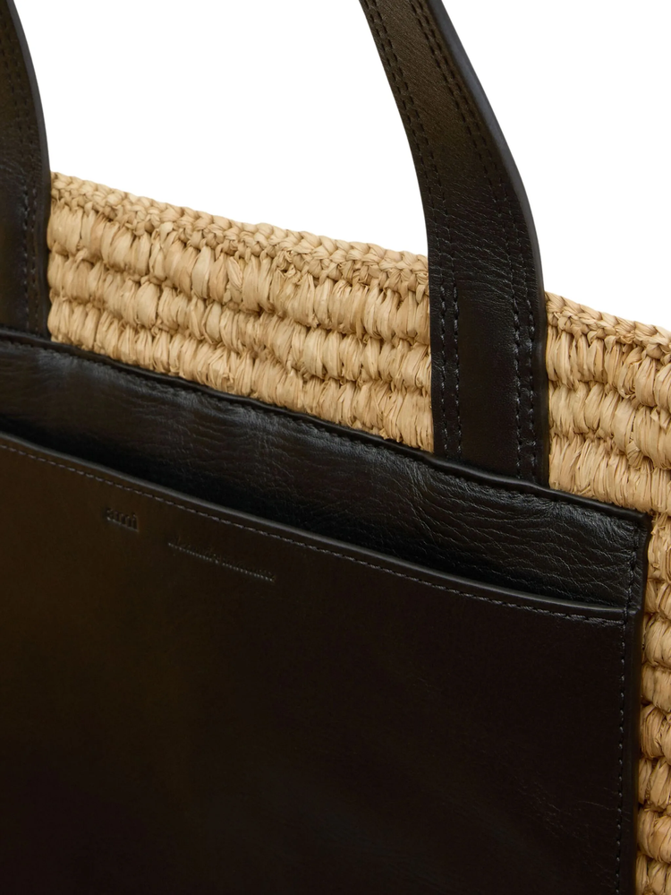 raffia tote bag