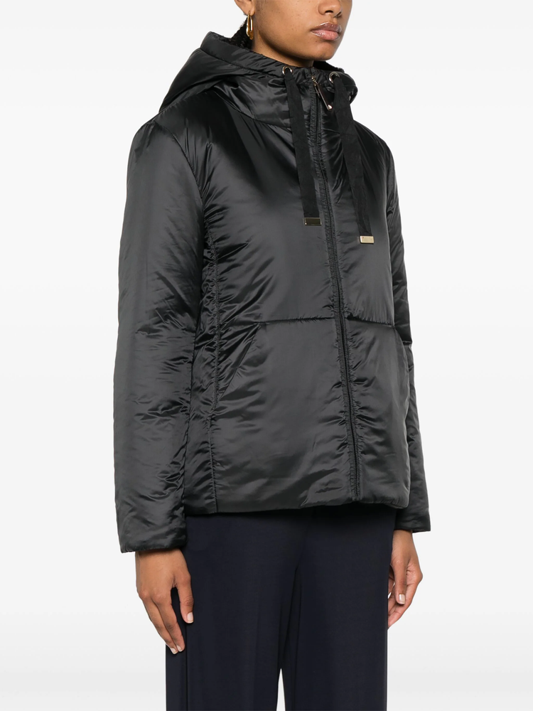 Flinn zipped hooded jacket