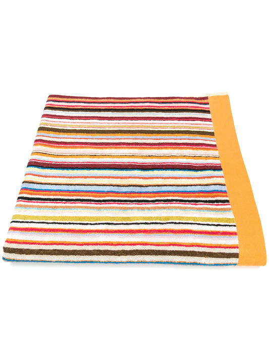 signature stripe beach towel