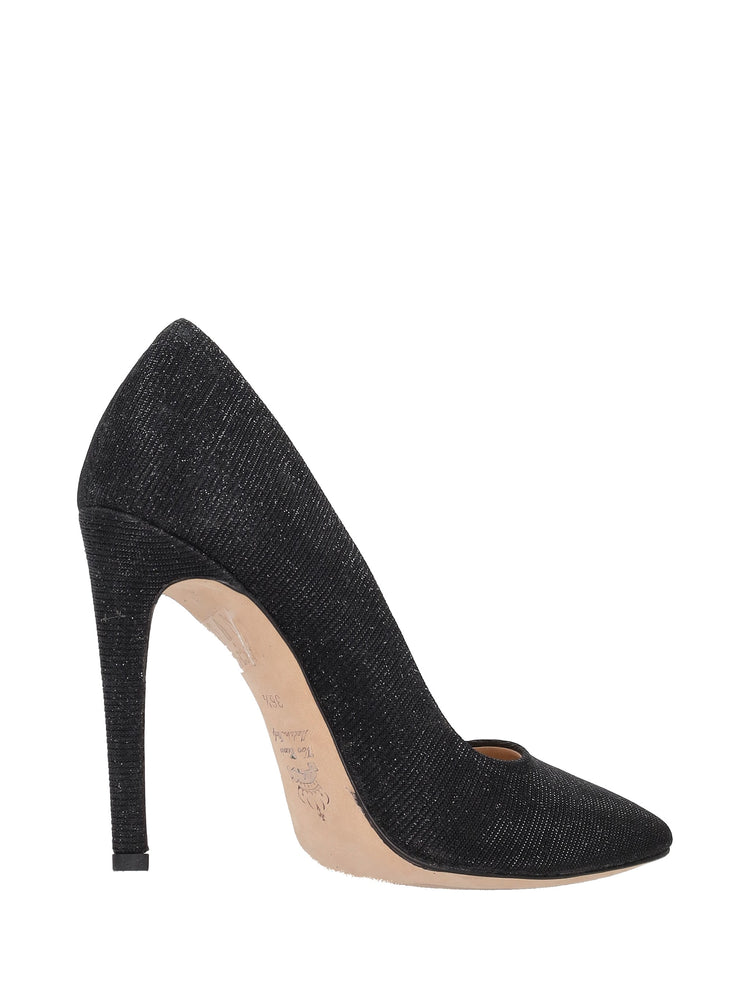lurex heels pumps