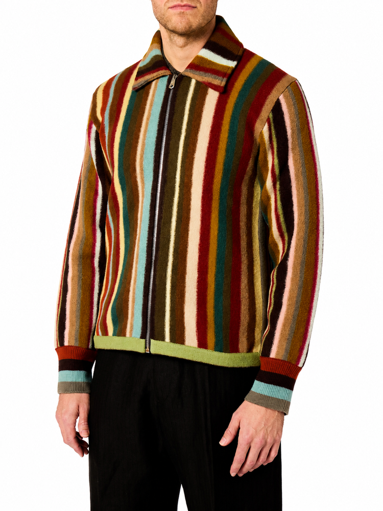 MENS CARDIGAN ZIP THRU