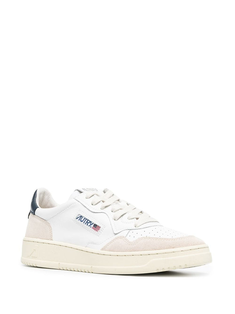 Medalist suede-panel sneakers