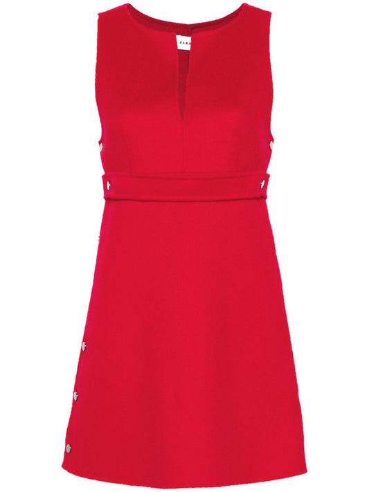Leak belted mini dress