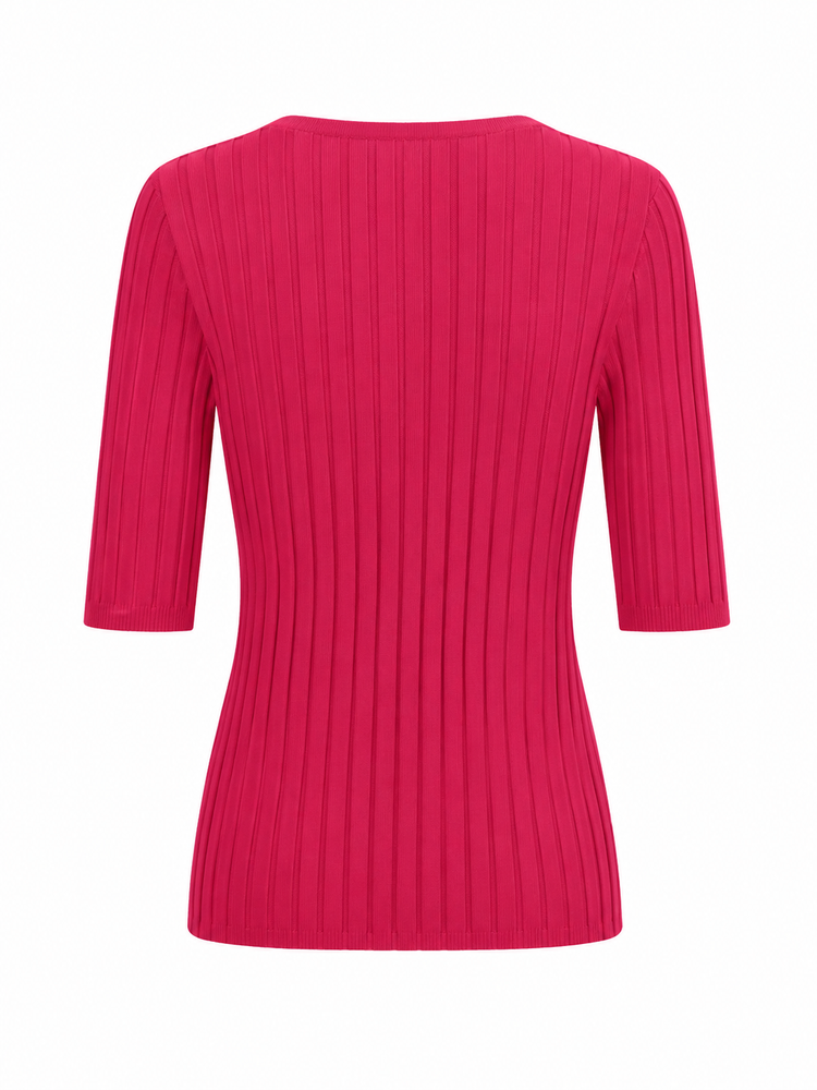 LA ROSE V neck cash/silk cream