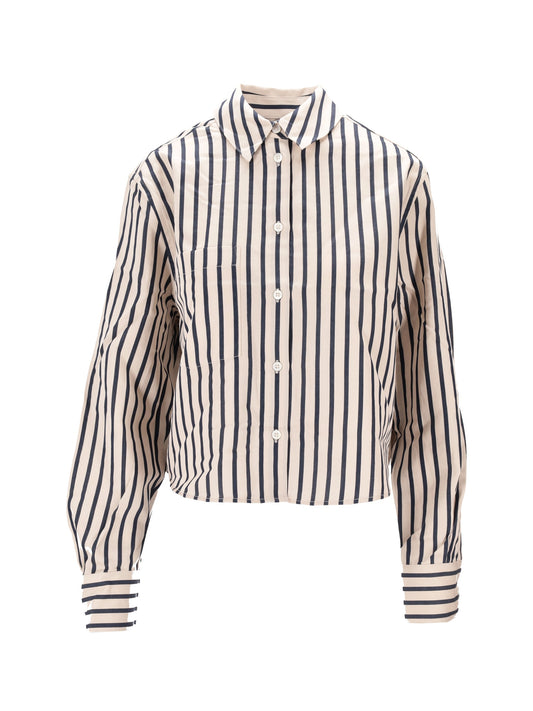ESSIE CROPPED SHIRT - MARITIME STRIPE
