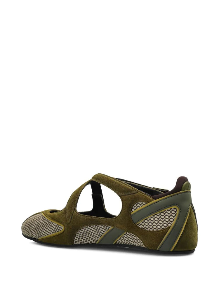 'Floor01' ballerina flat Multimateriali sintetici e pelle