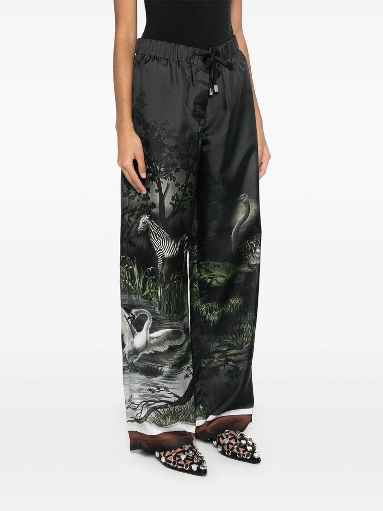 printed trousers