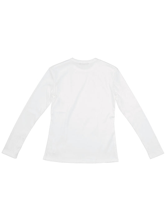 long sleeve ribbed t-shirt