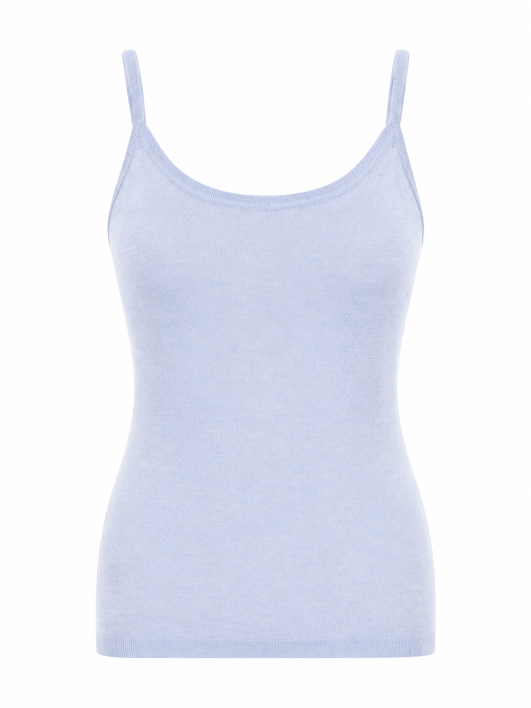 LA ROSE tank cash/silk RED