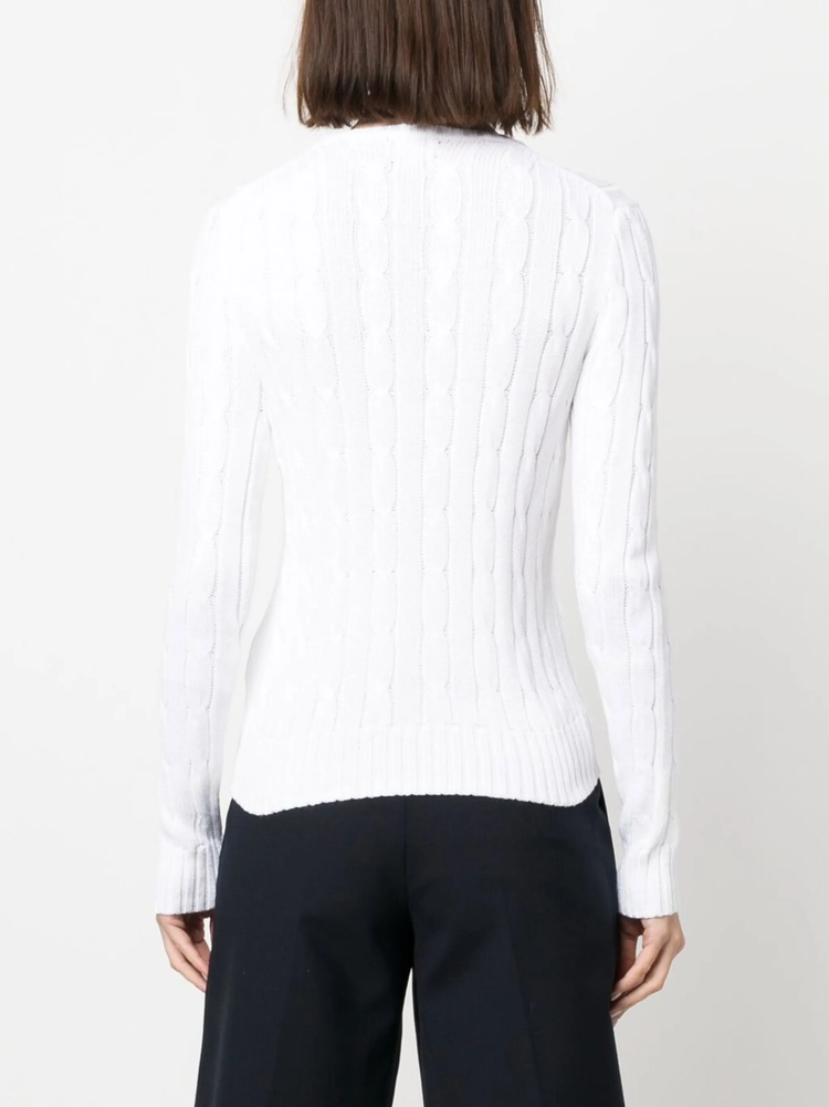 Julianna cable-knit jumper