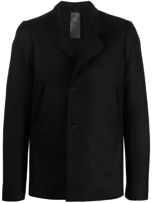 SAPIO double-breasted cotton-wool blazer